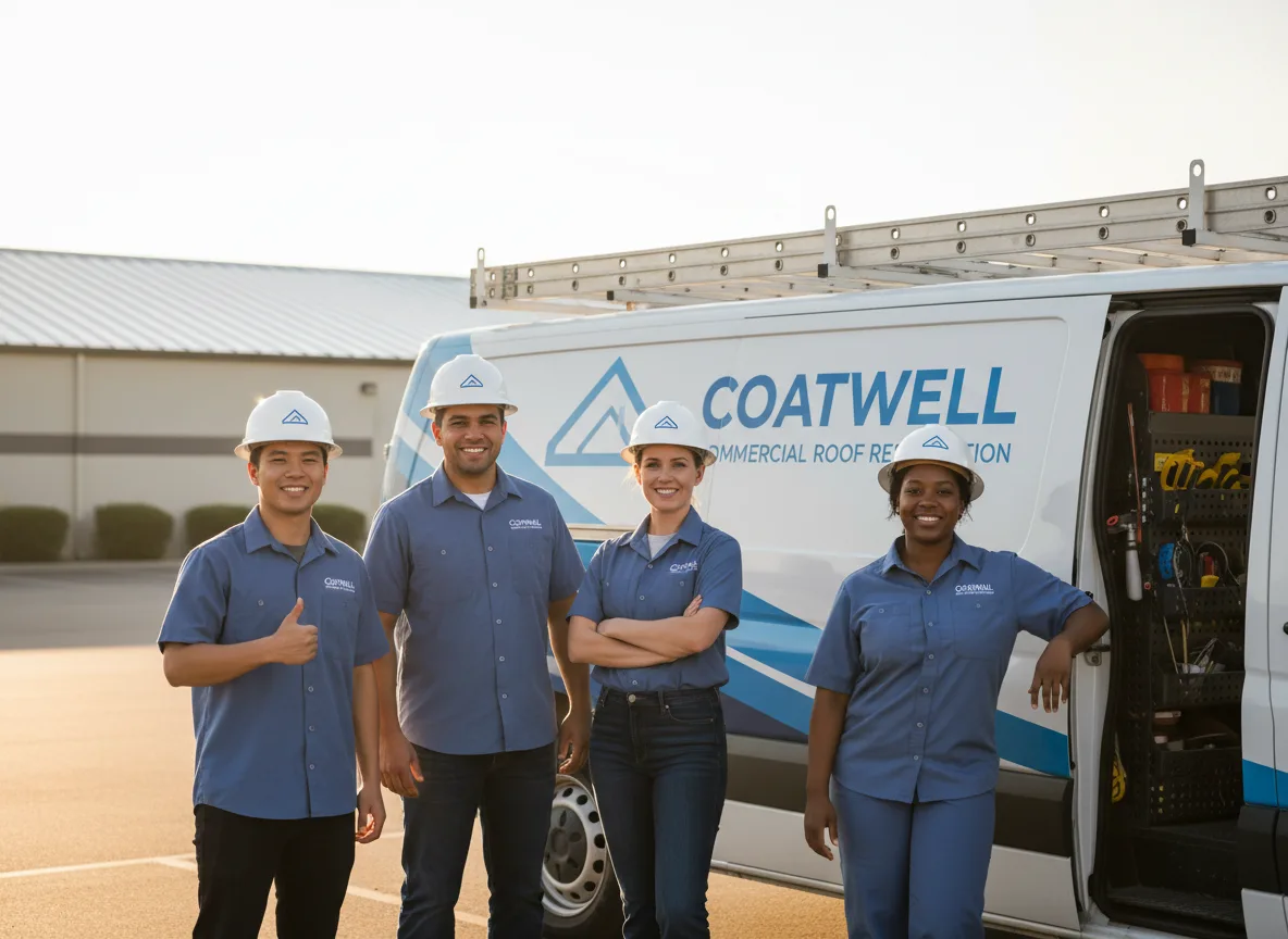 Commercial roof coating company in Gowen, MI